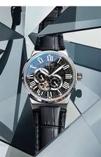 Carnival Brand IW High - end Series Luxury Skeleton Mechanical Watch for Men 50M Waterproof MIYOTA Movement Automatic Watches Mens - VibraStore