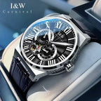 Carnival Brand IW High - end Series Luxury Skeleton Mechanical Watch for Men 50M Waterproof MIYOTA Movement Automatic Watches Mens - VibraStore