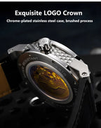 Carnival Brand IW High - end Series Luxury Skeleton Mechanical Watch for Men 50M Waterproof MIYOTA Movement Automatic Watches Mens - VibraStore