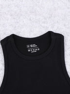 Chaleco de yoga de punto sin costuras de alta elasticidad para el vientre, chaleco acanalado sexy informal sin mangas, deporte de fitness para correr de secado rápido de nailon - VibraStore