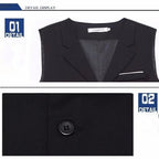 Chalecos de vestir de alta calidad 7XL para hombre, traje ajustado para hombre, chaleco para hombre, chaleco informal sin mangas, chaqueta de negocios Formal - VibraStore