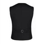 Chalecos de vestir de alta calidad 7XL para hombre, traje ajustado para hombre, chaleco para hombre, chaleco informal sin mangas, chaqueta de negocios Formal - VibraStore