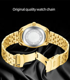 CHENXI Top Brand Luxury Analog Quartz Mens Watches Week Date Waterproof Watch Men Stainless Steel Luminous Business Dress Watch - VibraStore