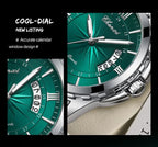 CHENXI Top Brand Luxury Analog Quartz Mens Watches Week Date Waterproof Watch Men Stainless Steel Luminous Business Dress Watch - VibraStore
