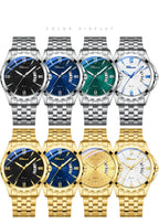 CHENXI Top Brand Luxury Analog Quartz Mens Watches Week Date Waterproof Watch Men Stainless Steel Luminous Business Dress Watch - VibraStore