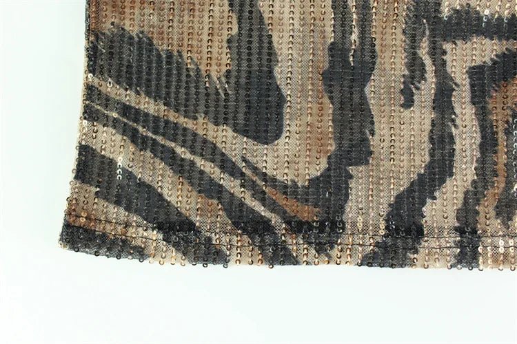 CNYISHE Leopard Printed Bodycon Sheath Party Women Dresses Sleeveless V Neck Backless Outfits Sexy Club Female Vestidos Robes - VibraStore