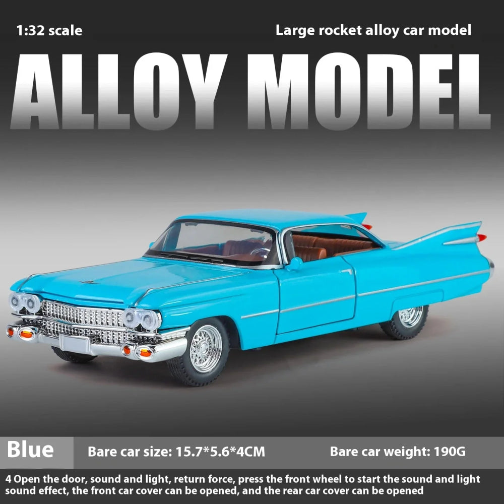 Coche modelo de aleación de cohete grande y genial 1:32, juguetes de coche de aleación - VibraStore