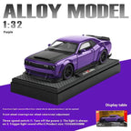 Coche modelo de aleación Hellcat dominante 1:32, sonido y luz geniales. - VibraStore