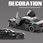 Coche modelo de aleación Hellcat dominante 1:32, sonido y luz geniales. - VibraStore