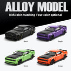 Coche modelo de aleación Hellcat dominante 1:32, sonido y luz geniales. - VibraStore