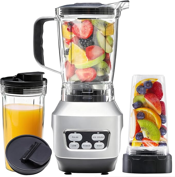 Countertop Blender 1.5L, Multi - functional Cooking Portable, Milkshake Machine - VibraStore