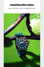 Curren 8421 Brand New Sport Silicone Quartz Men’s Watch Waterproof Wrist Watches Date Business Watches for Men Relogio Masculino - VibraStore