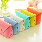 Cute Candy Color Key Case Macaron Coin Purse - VibraStore