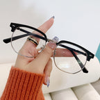 Men's Semi-frame Blue-light-blocking Glasses