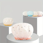 Double Star Shower Cap, Suitable for Long, Short And Curly Hair, Reusable, Ideal for Women, Bathroom Accessories - VibraStore