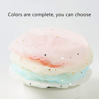 Double Star Shower Cap, Suitable for Long, Short And Curly Hair, Reusable, Ideal for Women, Bathroom Accessories - VibraStore