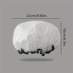 Double Star Shower Cap, Suitable for Long, Short And Curly Hair, Reusable, Ideal for Women, Bathroom Accessories - VibraStore