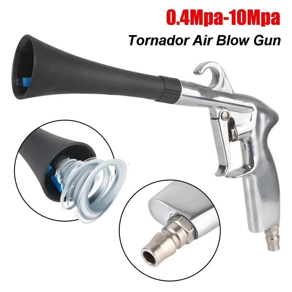 Dry Cleaning High Pressure Gun Car Wash Gun 0.4Mpa - 10Mpa Tornador Air Blow Interior Detailing Cleaning Tools Dust Blowing - VibraStore