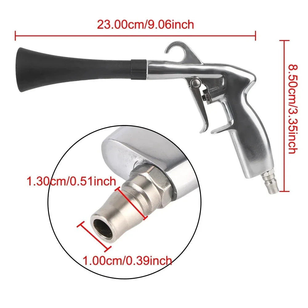 Dry Cleaning High Pressure Gun Car Wash Gun 0.4Mpa - 10Mpa Tornador Air Blow Interior Detailing Cleaning Tools Dust Blowing - VibraStore