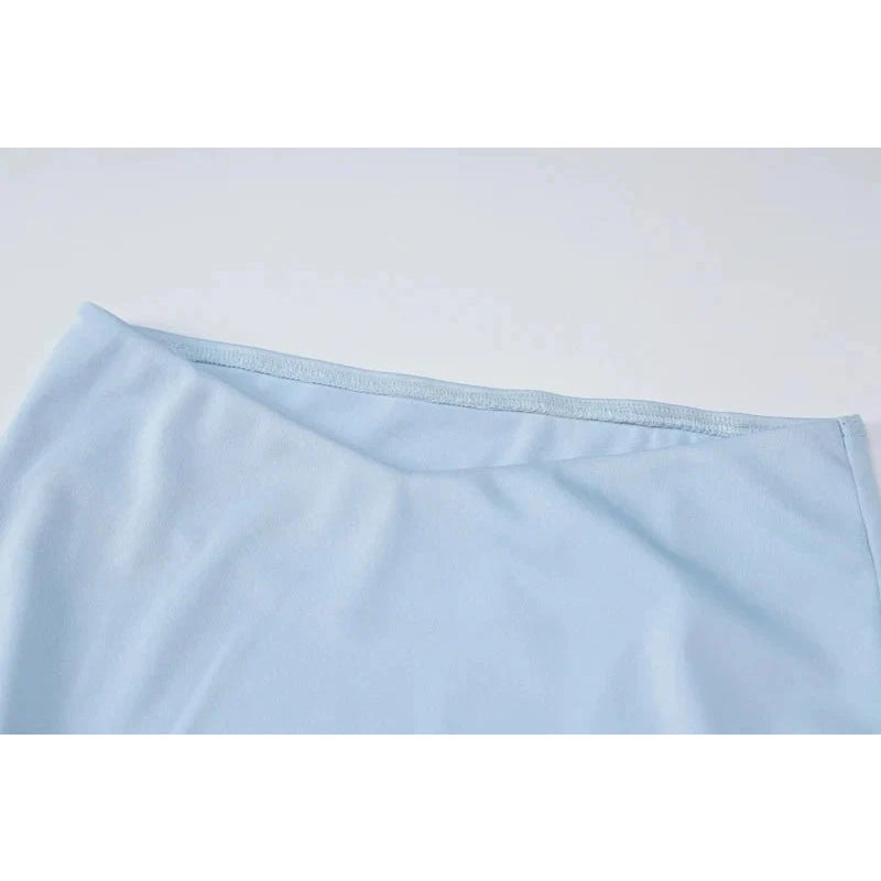 Dulzura - Tops de tubo para mujer, minifaldas para fiesta y Club, conjuntos de dos piezas a juego, trajes de vacaciones, artículos al por mayor para negocios, primavera 2025 - VibraStore