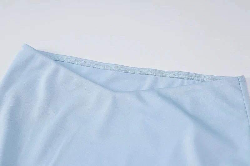 Dulzura - Tops de tubo para mujer, minifaldas para fiesta y Club, conjuntos de dos piezas a juego, trajes de vacaciones, artículos al por mayor para negocios, primavera 2025 - VibraStore