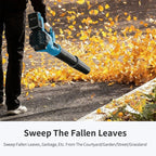 Cordless 6 Speed Mode Leaf Blowers With 2 X Batteries And Charger For Patio Cleaning, Lawn Care, Blowing Leaves