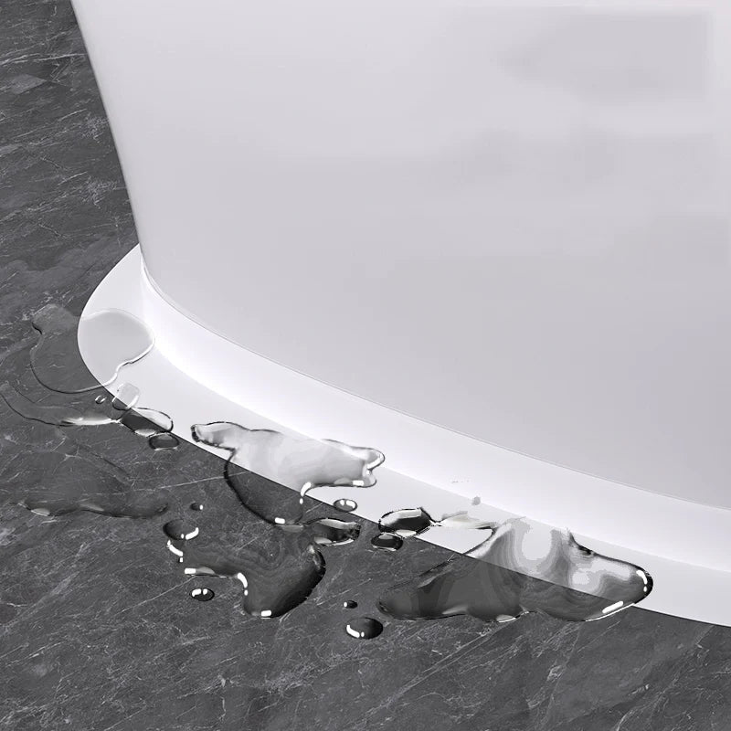 Easy - Apply Waterproof PVC Sealing Tape - Transparent, Anti - Mildew Caulk Strip for Kitchen & Bathroom Sinks, Toilets, and Bathtub - VibraStore