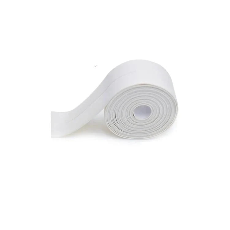 Easy - Apply Waterproof PVC Sealing Tape - Transparent, Anti - Mildew Caulk Strip for Kitchen & Bathroom Sinks, Toilets, and Bathtub - VibraStore