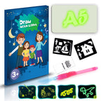 Educational Toy Drawing Pad 3D Magic 8 Light Effects Puzzle Board Sketchpad - VibraStore
