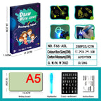 Educational Toy Drawing Pad 3D Magic 8 Light Effects Puzzle Board Sketchpad - VibraStore