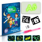 Educational Toy Drawing Pad 3D Magic 8 Light Effects Puzzle Board Sketchpad - VibraStore