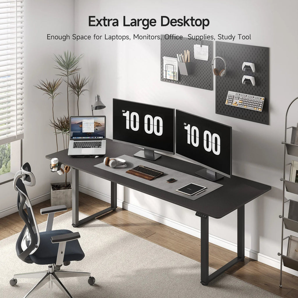 Electric Lifting Table, Square Standing Computer Desk Stand Up Desk With 4 Legs Sit Stand Desk Adjustable Height from 28 - 46" - VibraStore