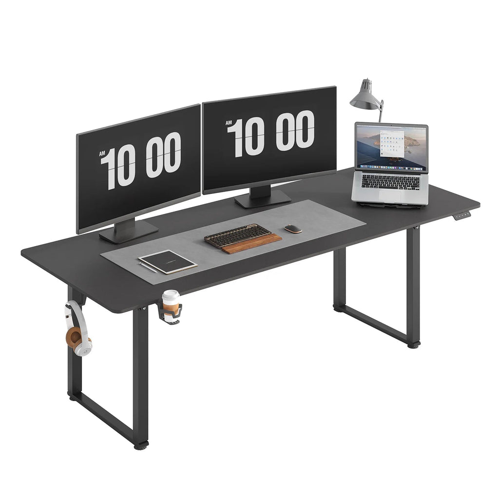 Electric Lifting Table, Square Standing Computer Desk Stand Up Desk With 4 Legs Sit Stand Desk Adjustable Height from 28 - 46" - VibraStore