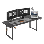 Electric Lifting Table, Square Standing Computer Desk Stand Up Desk With 4 Legs Sit Stand Desk Adjustable Height from 28 - 46" - VibraStore