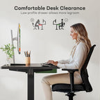 Electric Standing Desk With Drawer, 48 X 24 Electric Stand Up Desk, Ergonomic Adjustable Desk With Storage, Headphone/Bag - VibraStore