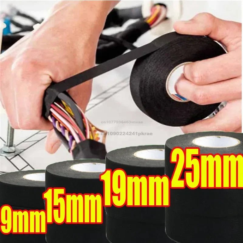 Electrical Insulating Tape Fabric Adhesive Tape Automotive Cloth Tape Sound Absorbing Tapes Heat Waterproof Resistance - VibraStore