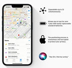 Energy Tracker, 365 Days Battery Life, Compatible With IPad, IPhone,Remote Camera Control And Alarm Anti - lost Device, Suitable For Keys, Wallets, Pets, Luggage - VibraStore