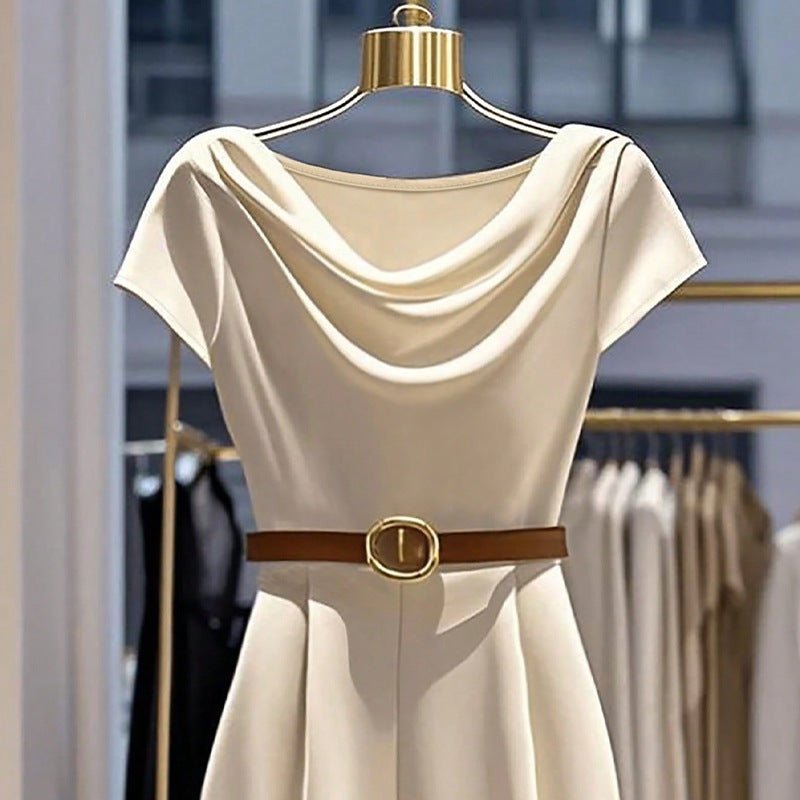 European And American Elegant Style Satin Jumpsuit - VibraStore