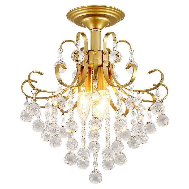 European Light Luxury Small American Restaurant Crystal Chandelier - VibraStore