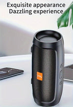 F524 Wireless Speaker Dual Channel Subwoofer Loud Surround Home Convenient Car Black - VibraStore