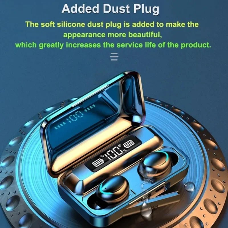 F9 - 5C True Wireless Bluetooth Headset Binaural Small In Ear Buds Sports Stereo Bass TWS Earbuds Newest Sports Earbuds for phones - VibraStore