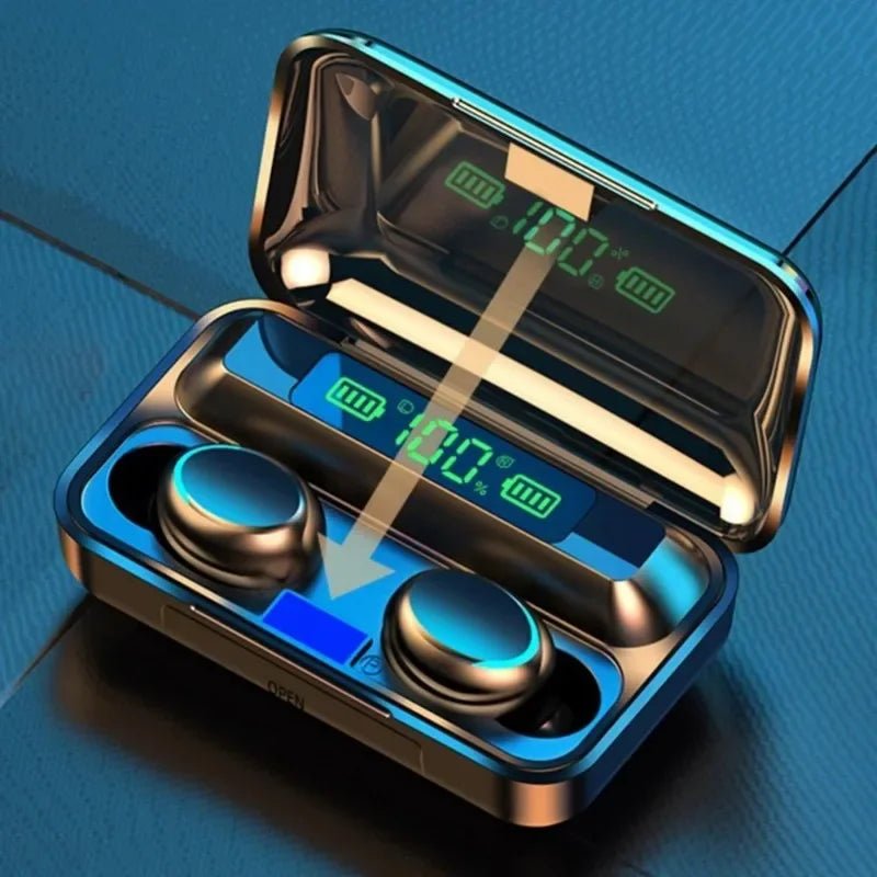 F9 - 5C True Wireless Bluetooth Headset Binaural Small In Ear Buds Sports Stereo Bass TWS Earbuds Newest Sports Earbuds for phones - VibraStore