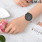 Fashion Women Quartz Watch Simple White Leather Wristwatch Ladies Dress Watch 4 Colors Waterproof Casual Stylish - VibraStore