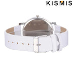 Fashion Women Quartz Watch Simple White Leather Wristwatch Ladies Dress Watch 4 Colors Waterproof Casual Stylish - VibraStore