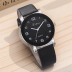 Fashion Women Quartz Watch Simple White Leather Wristwatch Ladies Dress Watch 4 Colors Waterproof Casual Stylish - VibraStore
