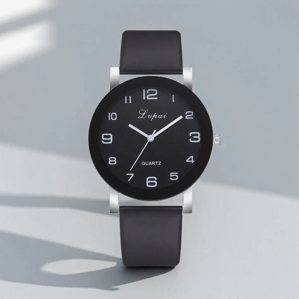 Fashion Women Quartz Watch Simple White Leather Wristwatch Ladies Dress Watch 4 Colors Waterproof Casual Stylish - VibraStore