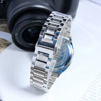 Fashionable creative men's watch y2k ins style pointer digital dual display luminous men quartz watch relojes para hombres - VibraStore