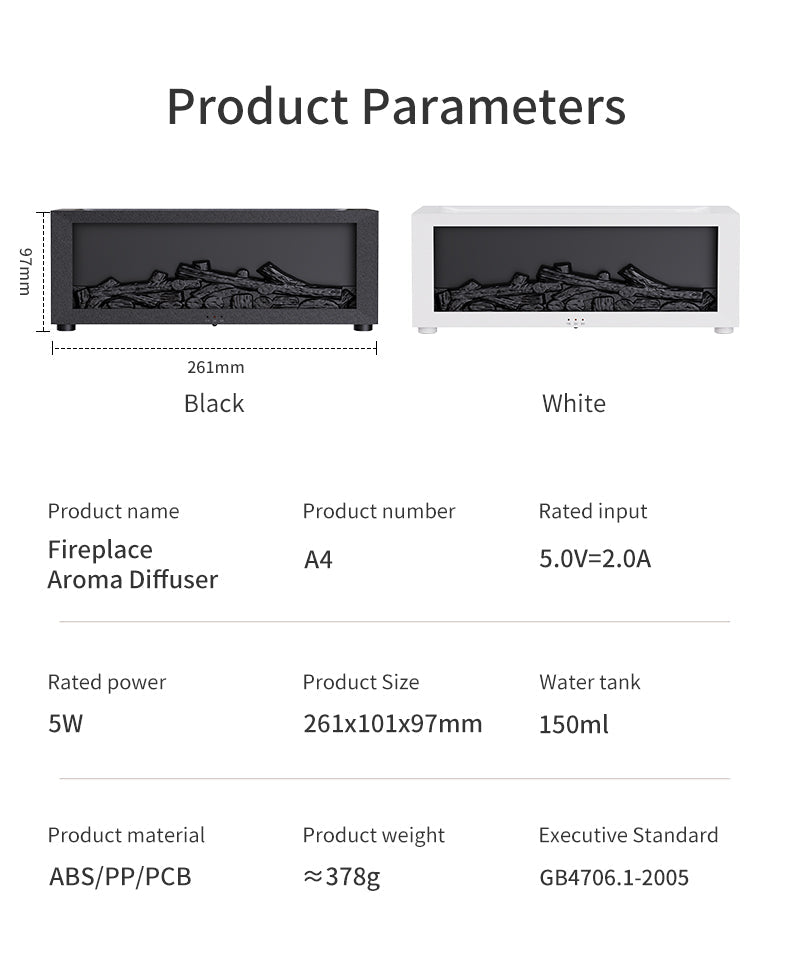 Fireplace Simulation Flame Aromatherapy Machine - VibraStore