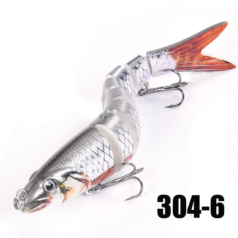 Fishing Lures Multi Jointed Swimbait Crankbait Slow Sinking Bionic Artificial Bait Freshwater Saltwater Trout Bass Fishing Accessories 20g 0.7oz/13.5cm 5.31inch, Trout Lure, Lifelike Bait, Crankbait Design, Precisioncrafted L - VibraStore