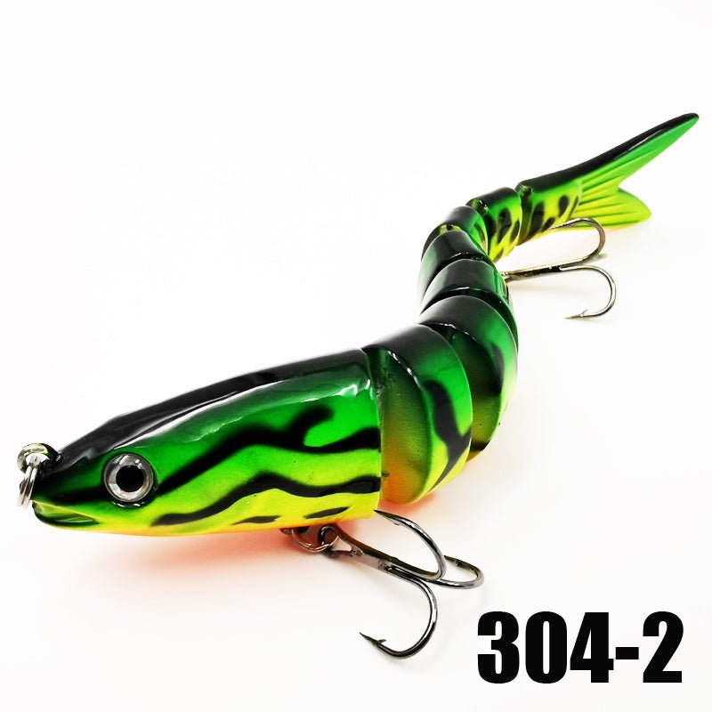 Fishing Lures Multi Jointed Swimbait Crankbait Slow Sinking Bionic Artificial Bait Freshwater Saltwater Trout Bass Fishing Accessories 20g 0.7oz/13.5cm 5.31inch, Trout Lure, Lifelike Bait, Crankbait Design, Precisioncrafted L - VibraStore